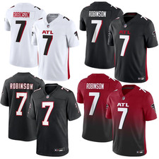 NWT Men's Falcons 9 Michael Penix Jr. Stitched Black Game Player SportShirt