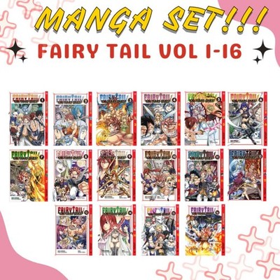 Fairy Tail 100 Years Quest Manga Vol 1-16 English Version Comic Book NEW SEALED