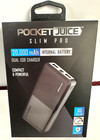 NEW IN BOX Pocket Juice Slim Pro 20,000mAh Dual USB Charger, high speed
