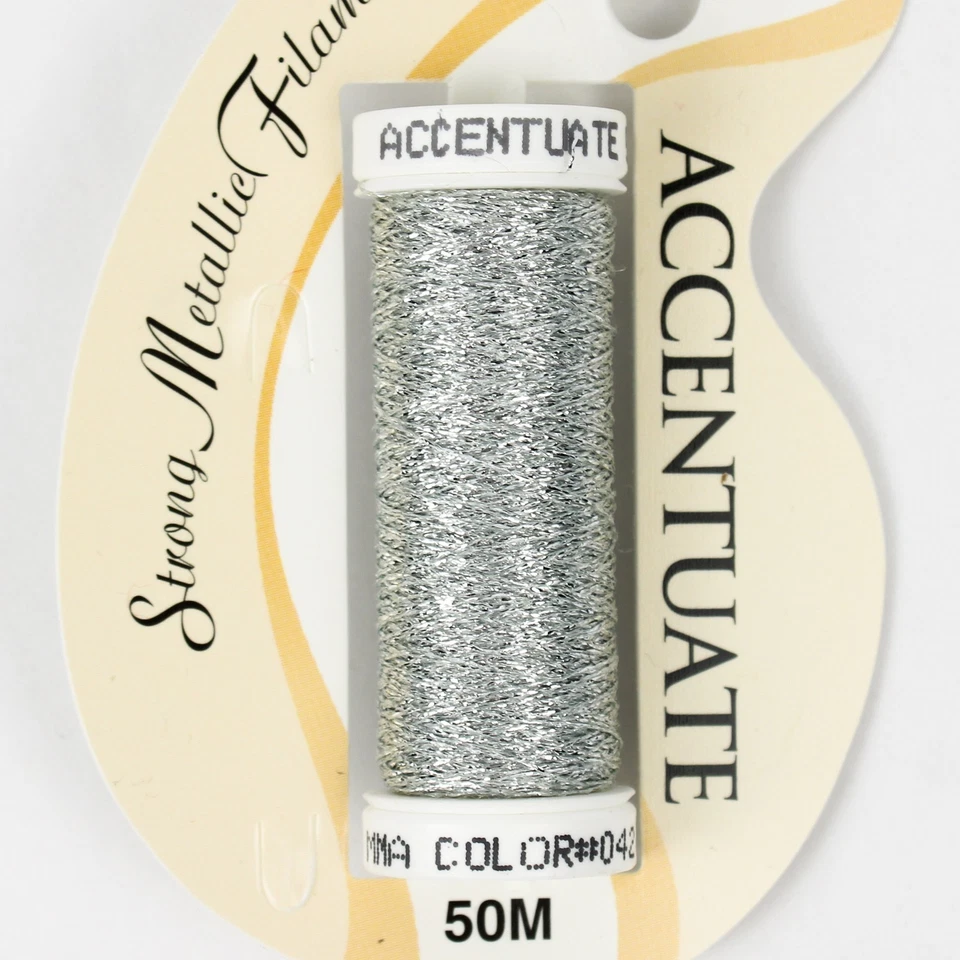 Lot of 3 Kreinik and Accent Metallic Tapestry Braids, 5m ea, New  - Image 2 of 4