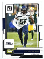 JORDYN BROOKS Seattle Seahawks 2022 Panini Donruss Football Card #35