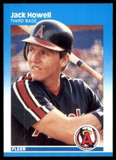 Jack Howell 1987 Fleer #83 California Angels MLB READ FREE SHIPPING AutographDen