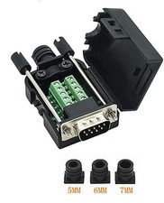 DB9-M Prototype Connector Screw Down Adapter Terminal Board 9 Pins Male