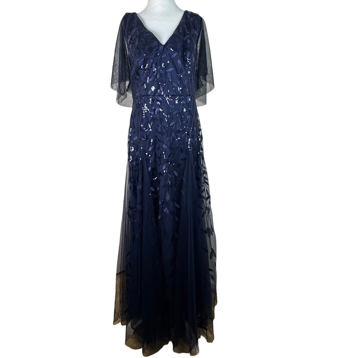 ever pretty navy blue dress Pretty Mermaid Strapless Navy Blue Prom Dresses With Ruffle Long Eveni   formalgowns