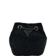 Mini bolso cubo Gues Lua estrás-negro
