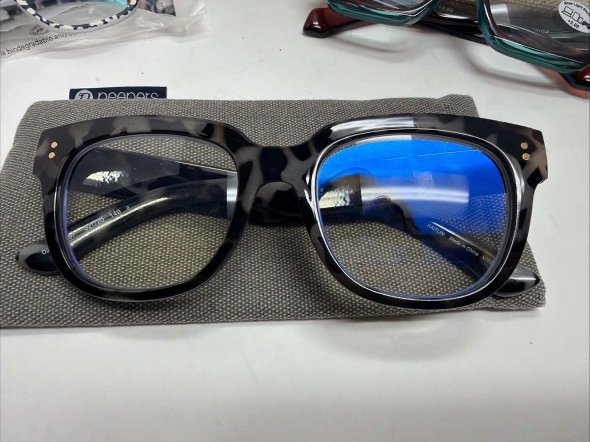 Peepers + Ryan Simkhai Reading Glasses Cheaters 3.00 Blue 