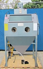 Universal 36" Wide Sand Blast Blasting Cabinet with Dust Collector Vacuum 120V