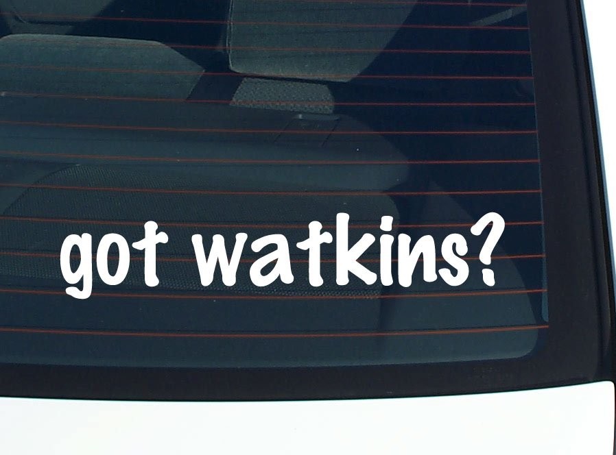 Watkins Family Name Car Decal Bumper Sticker Vinyl Window Pride