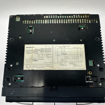 SONY WX-7700MDX CD & MD Player Japan JUNK | eBay