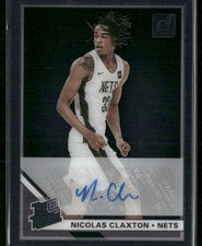 2019-20 Clearly Donruss Nicolas Claxton Rated Rookie Auto CA-NCL