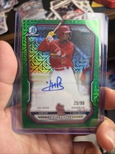 2026 Bowman Chrome Prospect Auto Yairo Padilla #BMA-YP 81/99 Green Mojo