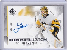 2024-25 SP Authentic Horizontal Future Watch  #173 Joel Blomqvist RC AUTO /599
