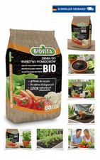 BIOVITA Bio Erde für Gemüse und Tomaten, 80L - Nährstoffreiche Öko-Erde für den