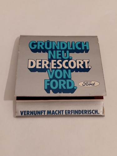 Streichholzheftchen, Der Escort von Ford, Escort - Motoren, Ford...