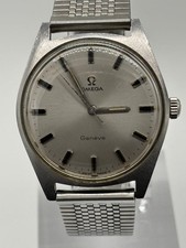 Omega Geneve Manual Watch 135041 Silver Dial Used Working Condition