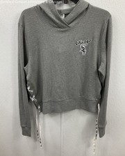 NWT Pink Women Gray Chicago Sox Hoodie Size Large