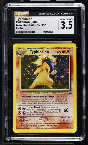 Typhlosion (Unlimited) graded CGC 3.5 for sale on eBay