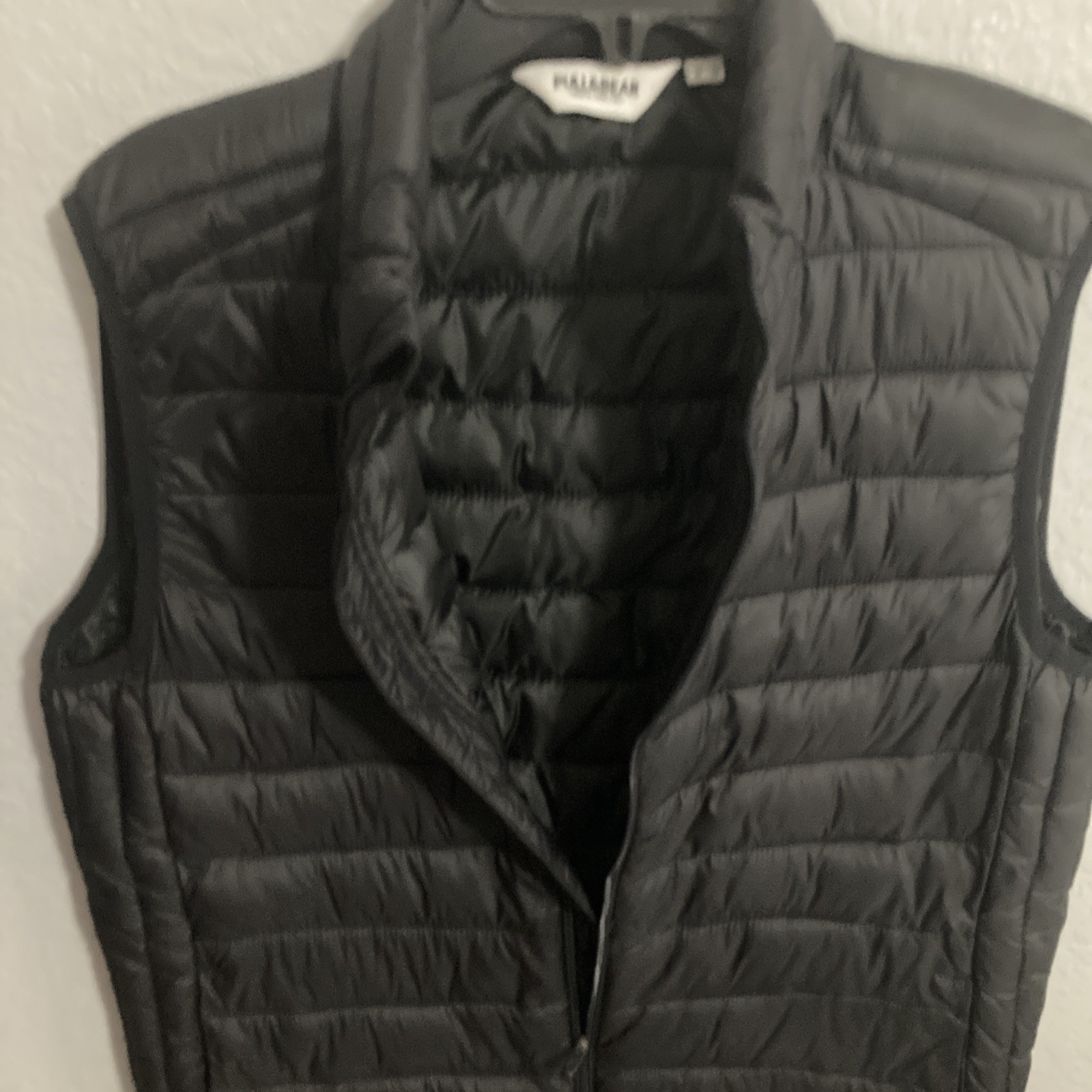 Pull & Bear Basics Collection Black Quilted Zip P… - image 3