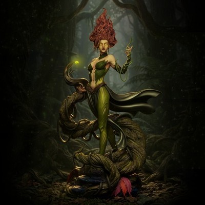 Gaia Goddess Sculpture (300mm) Unassembled/Unpainted/3D Printed