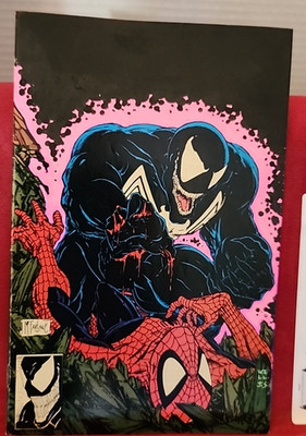 Amazing Spider-Man #316 Comic 1st Venom Cover REMARKED Signed Kyle Willis w COA