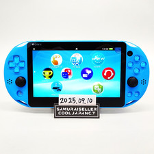 Sony Playstation PS Vita Aqua Blue PCH-2000 ZA23 Console Only PSV Slim Used