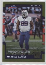 2017 Panini Donruss Press Proof Gold 27/50 Marcell Dareus #88 0w8