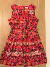 Calvin Klein Ladies Dress Sleeveless Multicolor Size 12