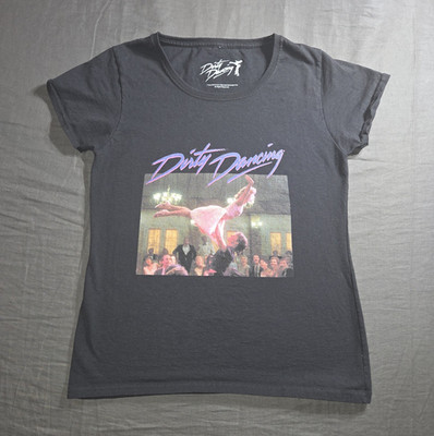 Dirty Dancing Women's S Black Short Sleeve Graphic Print T-Shirt Unsized