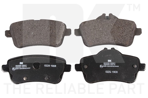 Bremsbelagsatz Scheibenbremse NK 223396 FüR Mercedes W166 GLE GL C292 GLS Klasse-image