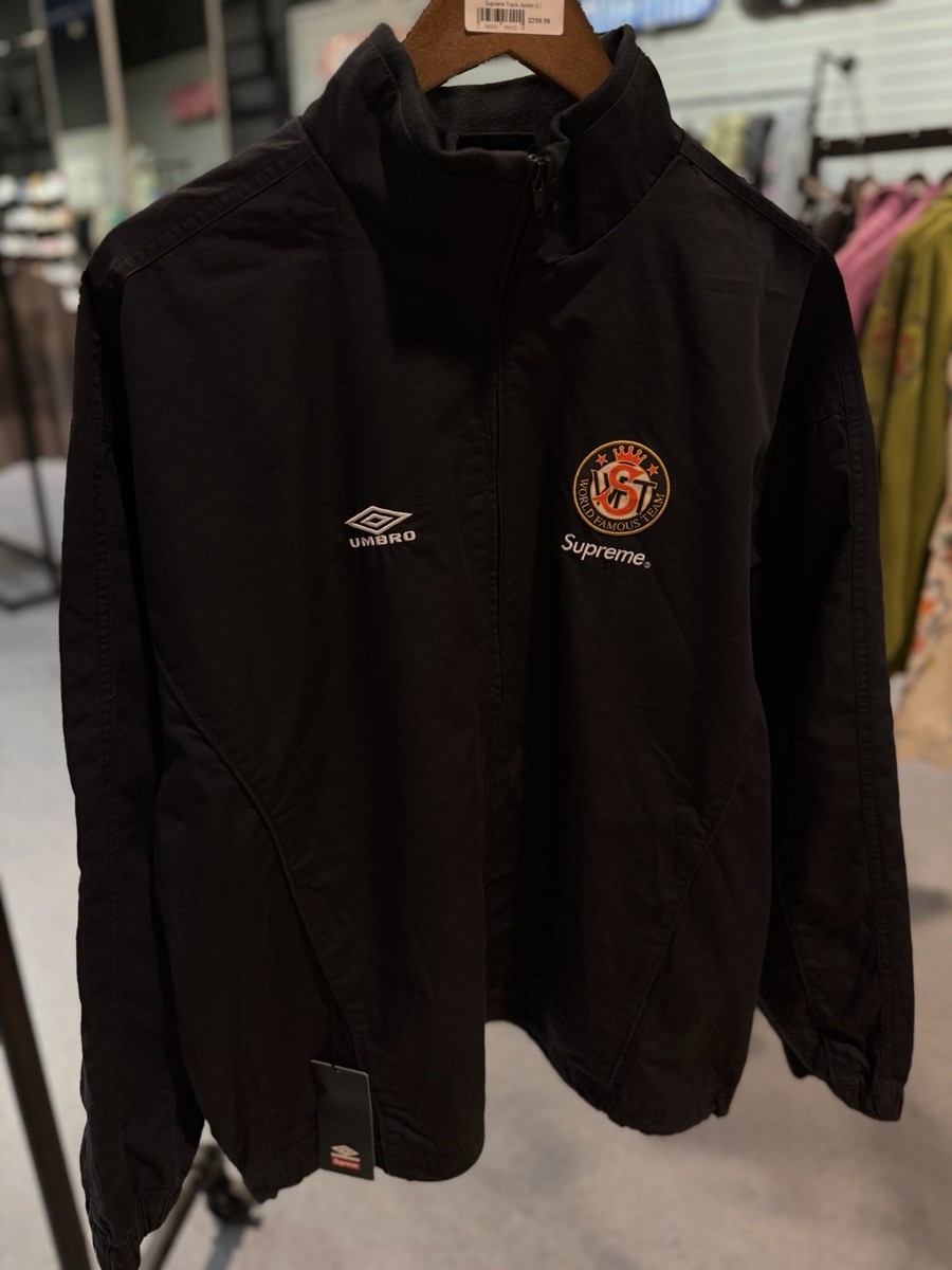 ジャケット・アウター Supreme Umbro Cotton Track Jacket BLACK SUPREME x UMBRO】Cotton Ripstop Track Jacket Black - 26SS (Supreme
