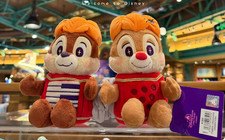 Disney authentic 2025 halloween chip and dale plush shanghai disneyland