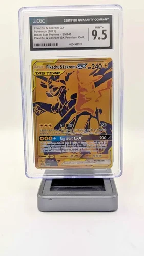 Pikachu & Zekrom GX SM248 Sun & Moon Promo - CGC 9.5 Mint+