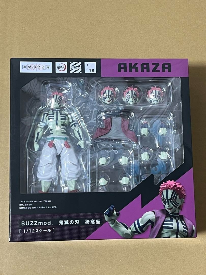 ANIPLEX BUZZmod. 鬼滅の刃 AKAZA 1/12 Aniplex BUZZmod Demon Slayer Kimetsu no Yaiba Akaza 1/12 Figure