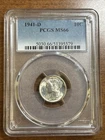 1941-D Mercury Silver Dime PCGS MS66 Gem BU+ Uncirculated