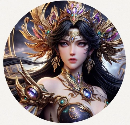 Hayleybug 1 oz Olympians Hera Eternal Empress silver Round w/ COA POP 15