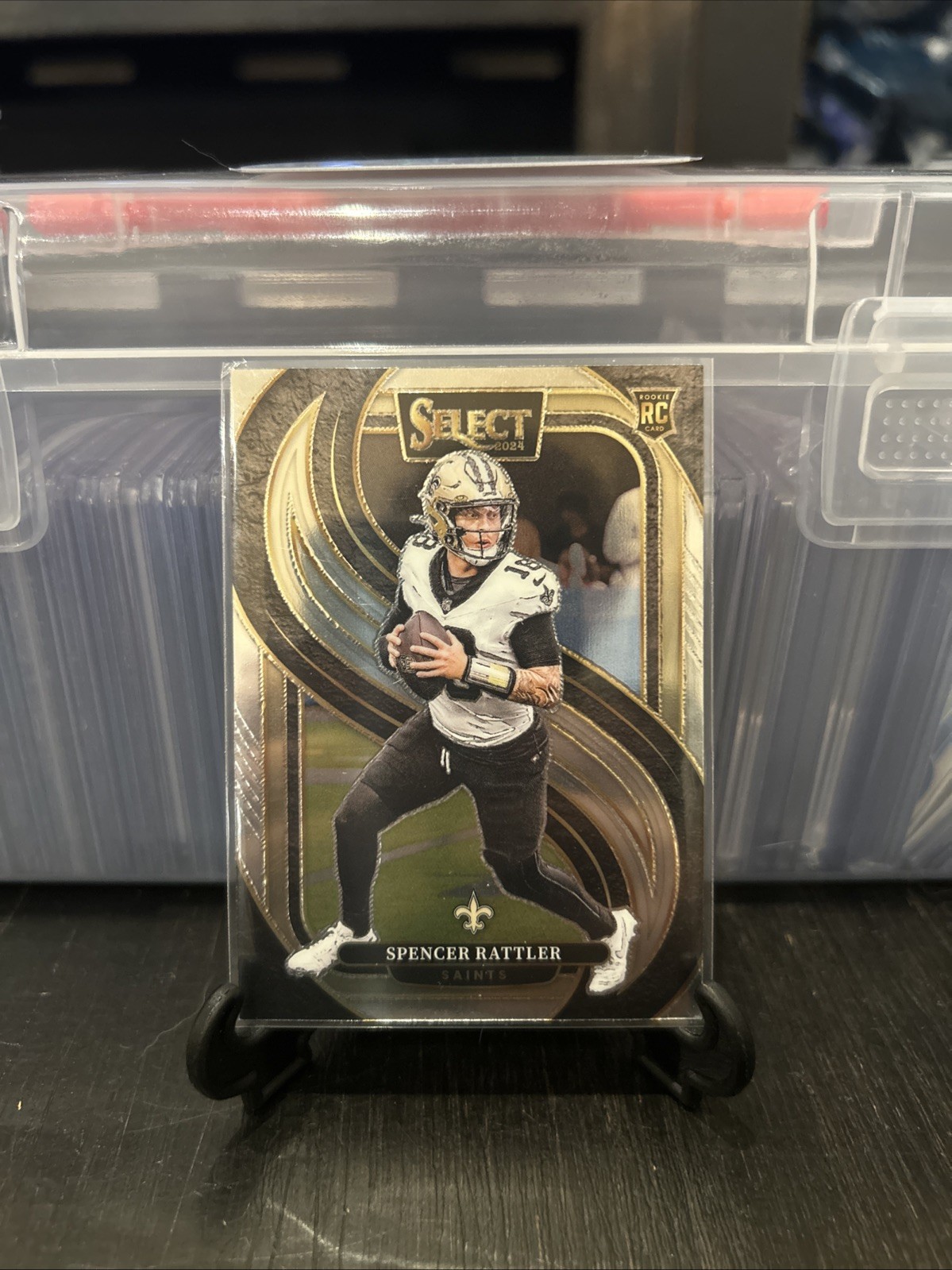 2024 Panini Select - Premier Level Spencer Rattler #130 Silver Prizm (RC)