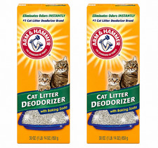 2 Pack Arm Hammer Cat Litter Deodorizer Odor Eliminator 30 oz