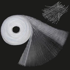 Coolrunner Anti-Bird Netting, 33FT X 16.4FT Bird Net, Nylon Garden Netting with