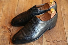 Church's  Black Lizard Skin Derby Shoes Men's UK 8 D US 9 EU 42