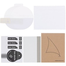 6pcs Watch Glass Screen Protectors 44mm TPU Round Smartwatch Screen Protective