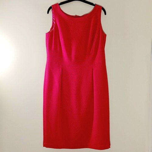 M&S Marks & Spencer Dress, Smart Shift Dress, Sleeveless, Lined, Size 14, New - Picture 9 of 10