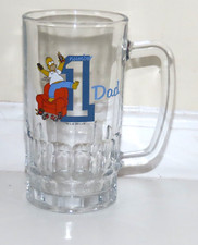 Vetro Tankard Pinta Papà Vintage 2003 I Simpson Homer Numero 1 Ottime Condizioni