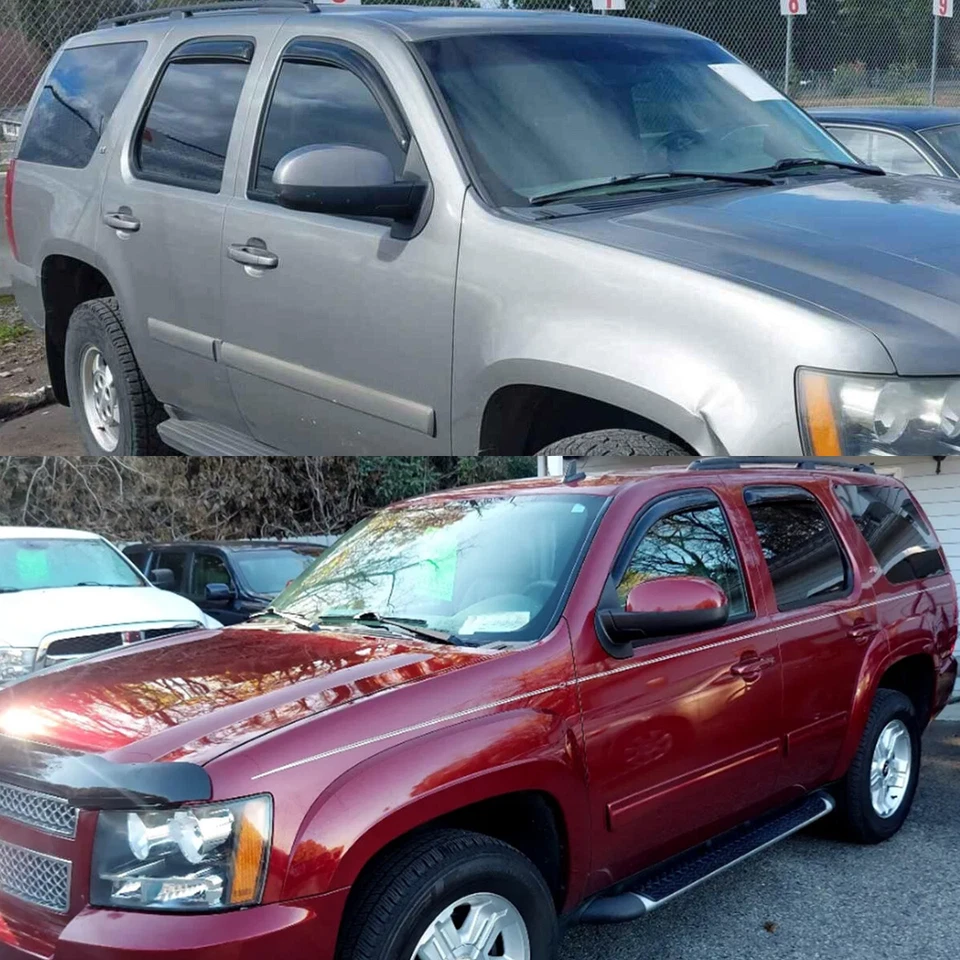 IN-CHANNEL Window Visors Sun Vent Rain Guard Fit Chevrolet Tahoe Yukon 2007-2014 - Изображение 3 из 4