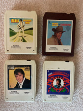 4  Elvis 8 Tracks PICKWICK:Separate Ways/Flaming Star/Let's be Friends/Christmas
