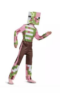 Zombie Pigman Minecraft Game Halloween Costume Character Mask Size Small Ebay Zombie Pigman Minecraft Game Halloween Costume Character Mask Size Small Ebay