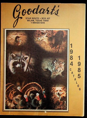 Goodart's Milam Texas 1984-1985 Catalog Baits Lures Traps Clothing Trapping