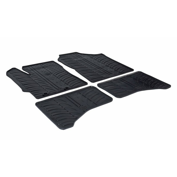 Set FußMatten Nach Maß Aus Gummi FüR Toyota Yaris Hybrid 5T 2011-2020-image