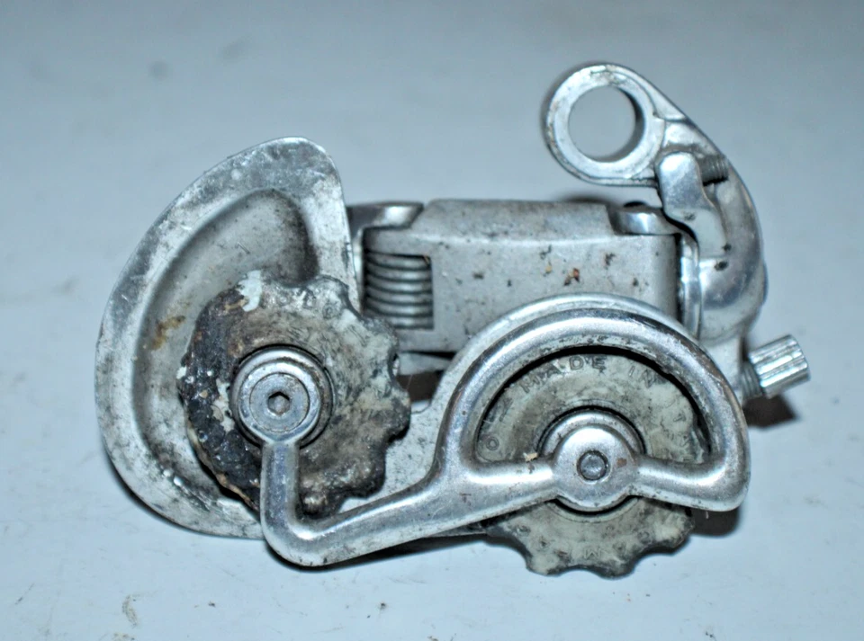 Desviador trasero Campagnolo corto alcance 9 velocidades plateado Campy Racing remitente EE. UU.:) Foto 3 de 4