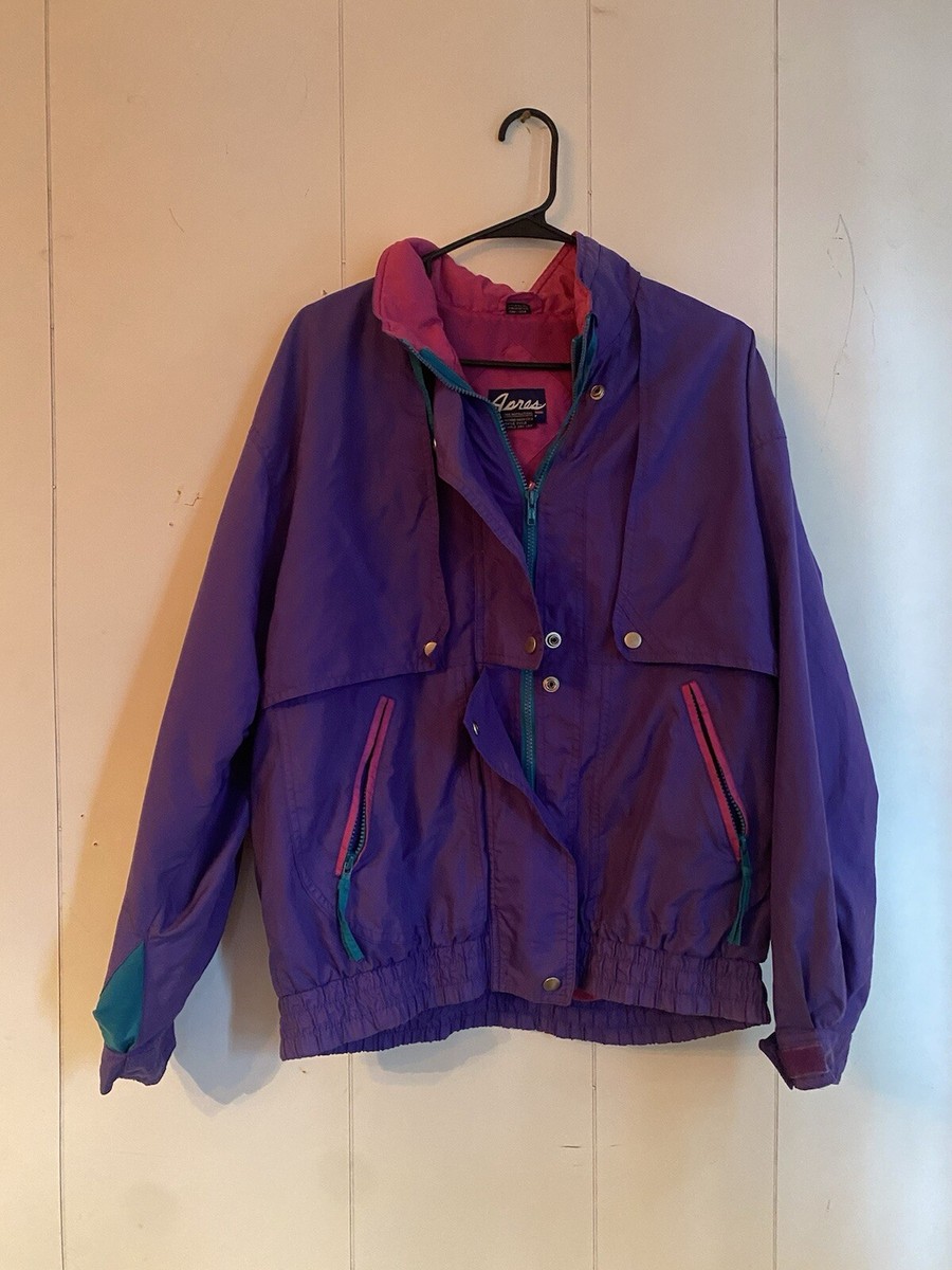 90's APRES SPORTSWEAR LADIES MEDIUM SKI JACKET PURPLE PREOWNED