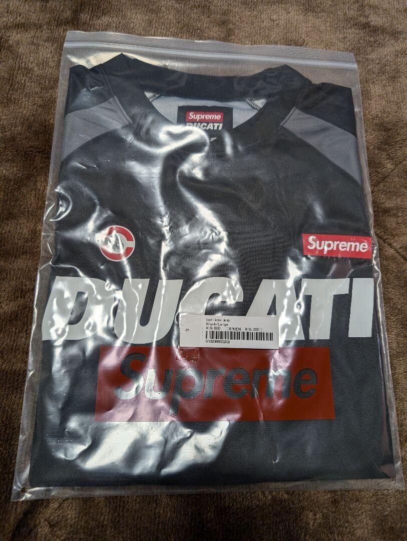 Supreme Ducati Soccer Jersey Black Size L | eBay Supreme Ducati Soccer Jersey Black Size L | eBay